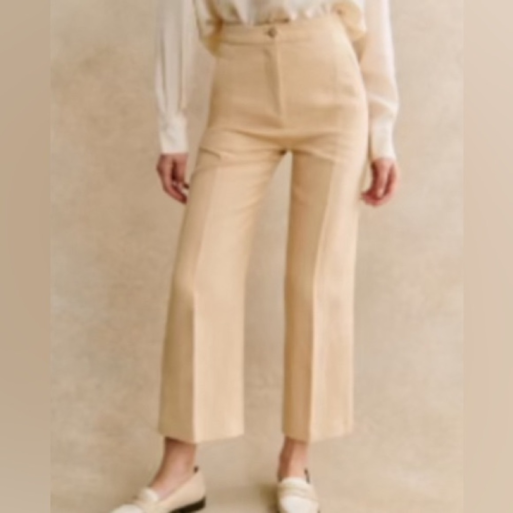 Sézane 💛Martin crop trousers 💛NWT size 14 - Picture 14 of 14